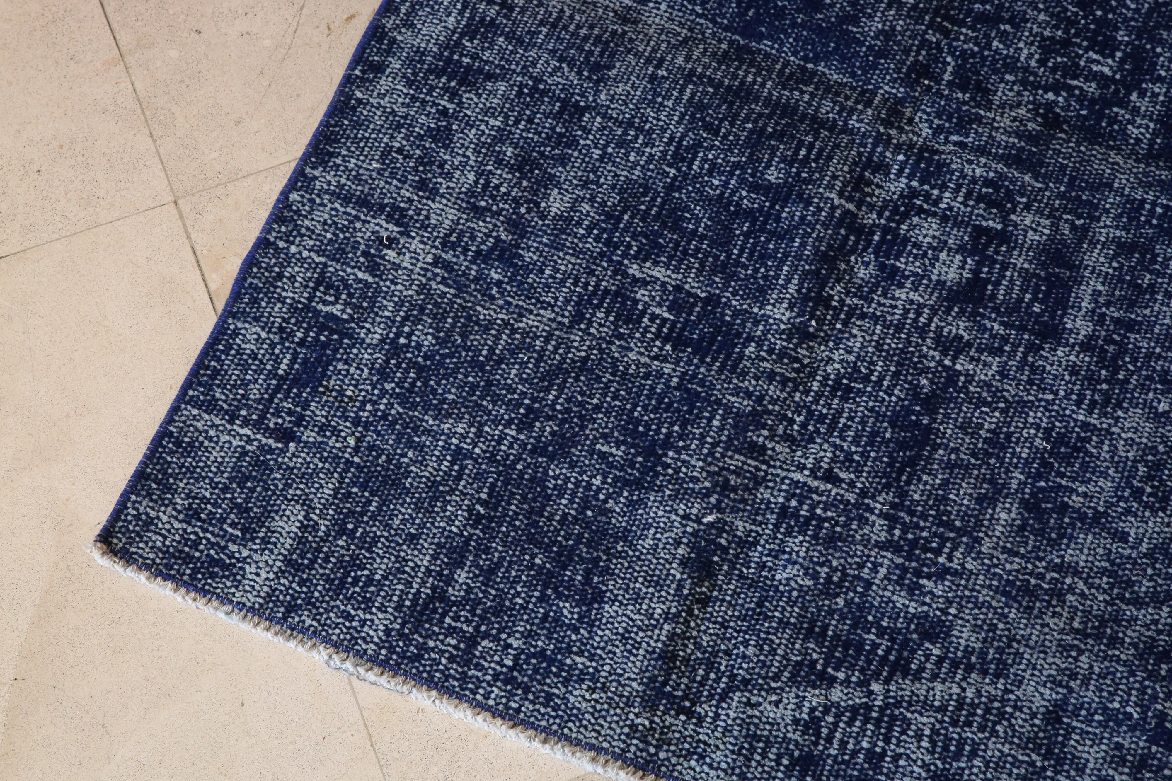 Vintage Mini Overdyed Turkish Rug 2.4ftx3.4ft