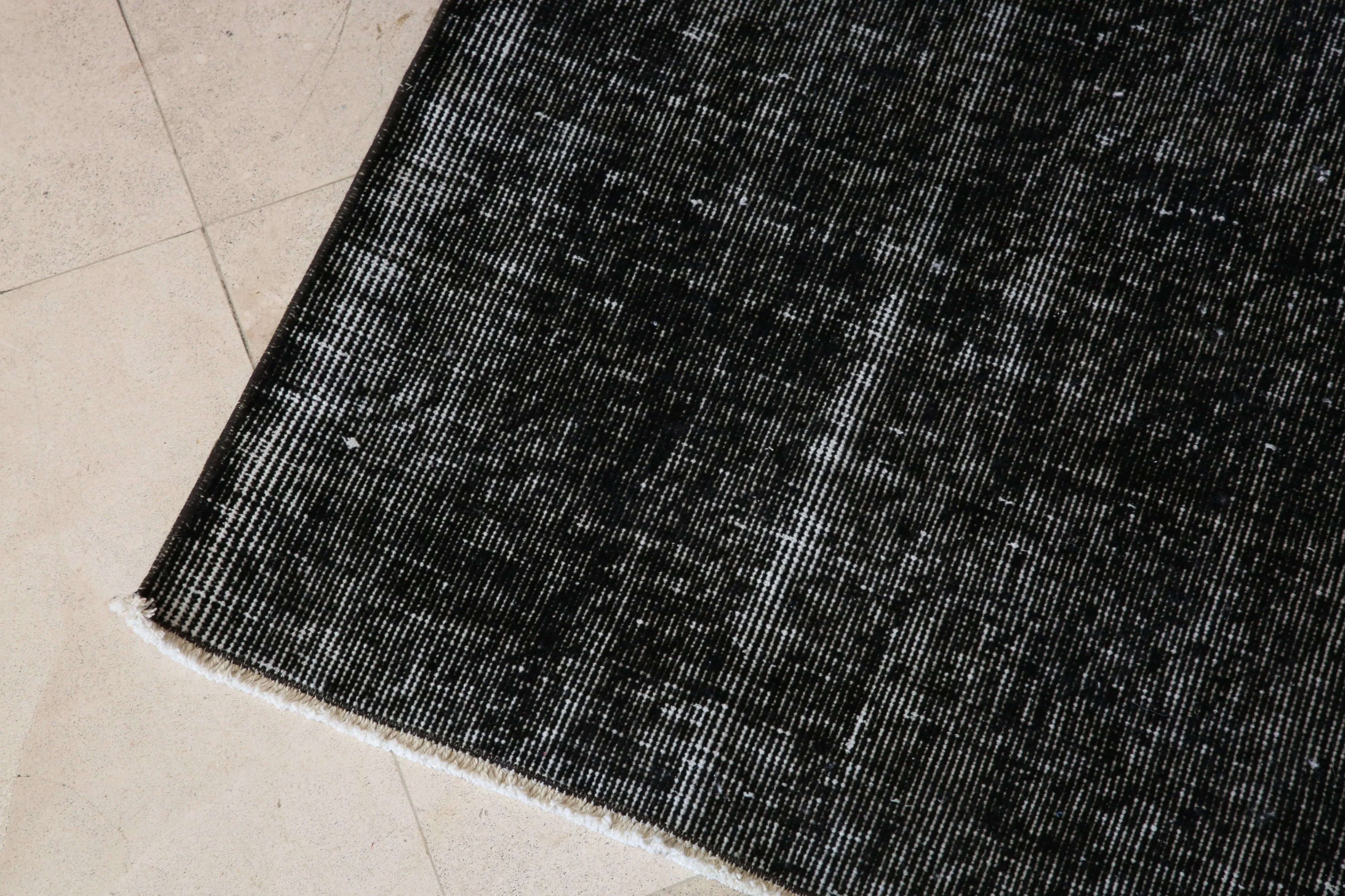 Vintage Mini Overdyed Turkish Rug 2.4ftx3.4ft