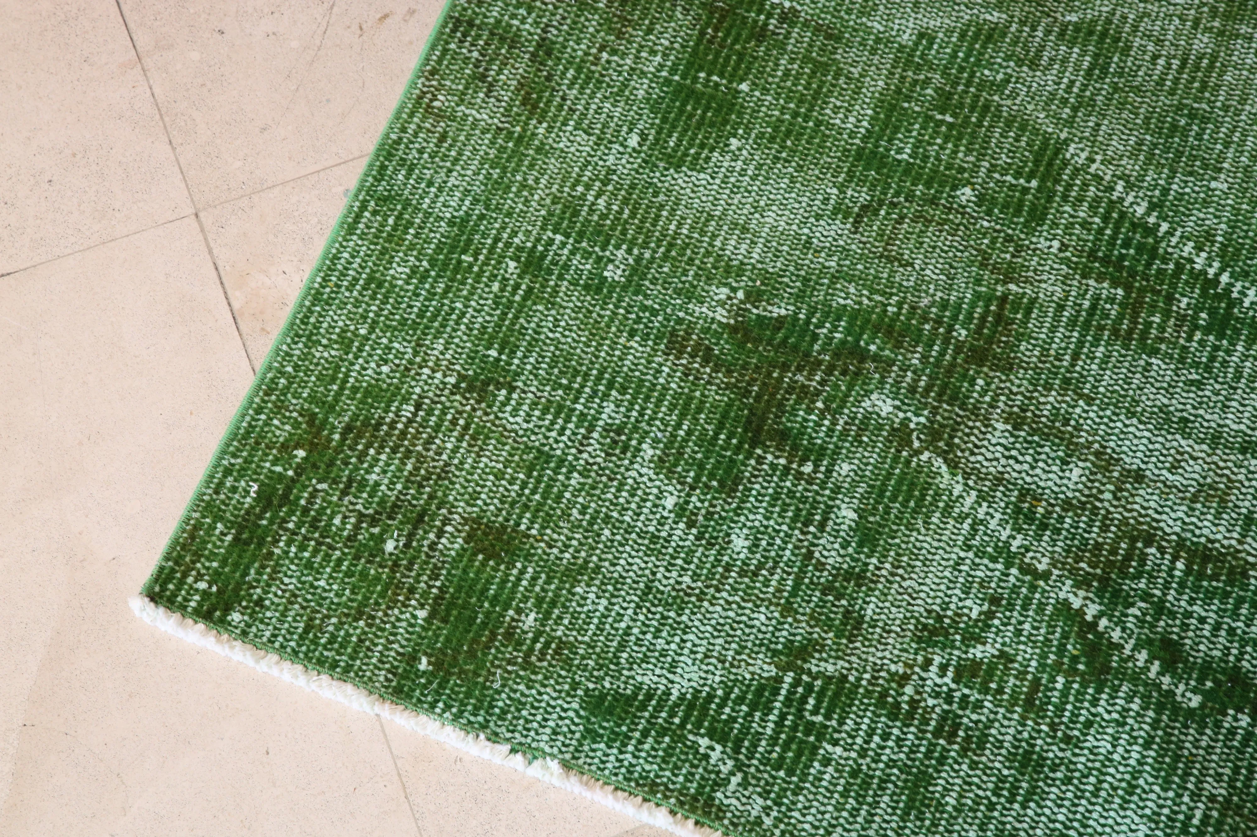 Vintage Mini Overdyed Turkish Rug 2.4ftx3.4ft