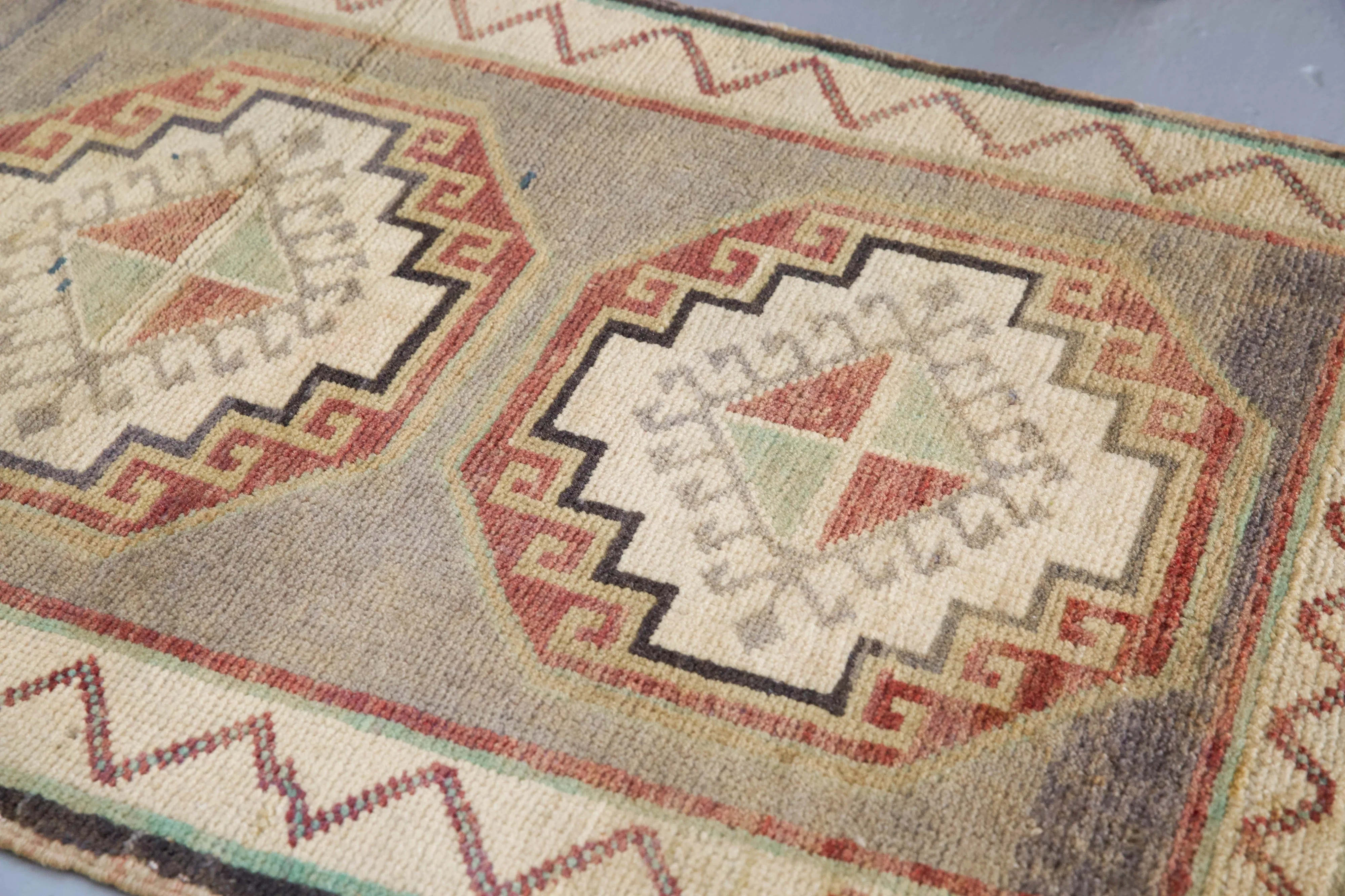 Vintage Mini Turkish Rug