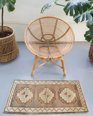 Vintage Mini Turkish Rug