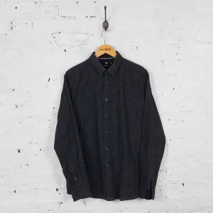 Vintage Patterned Shirt - Grey - XL