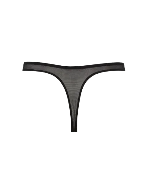 VIP Bouquet Thong - Black/Red -