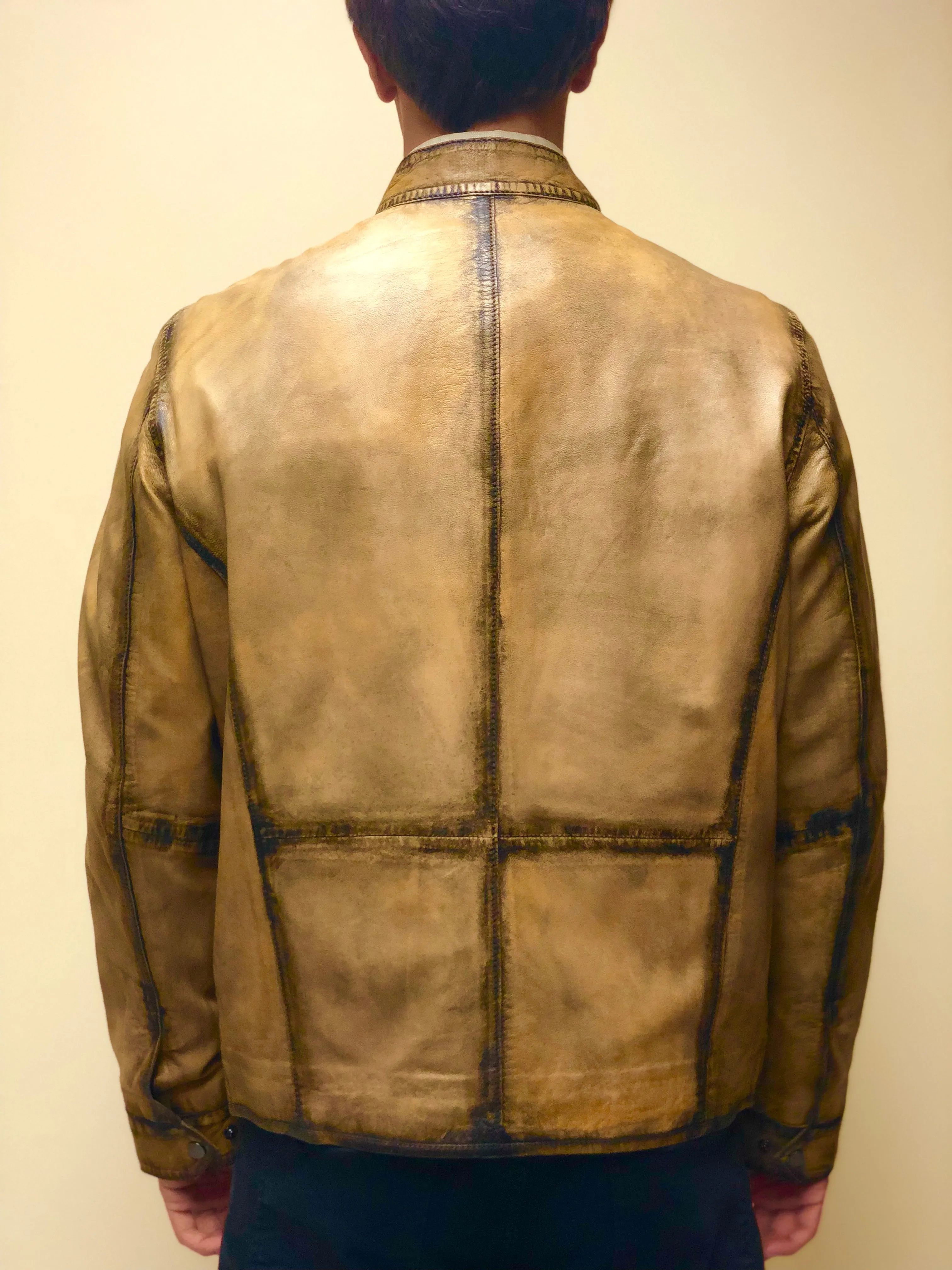 Washed Lamb Blouson Jacket