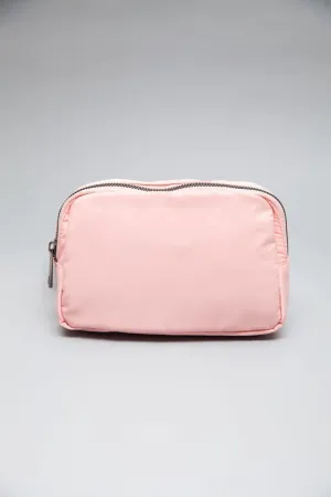 Waterproof Cross Body Belt Bag- Pink