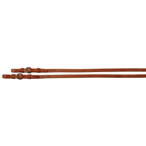 WR Signature Harness Leather Reins w/ Buckle - 5/8" - 8' & up
