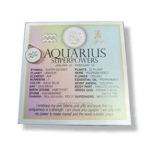 Zodiac Affirmation Card Aquarius