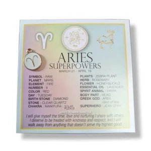 Zodiac Affirmation Card Aries
